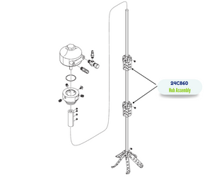 GRACO SUBASSEMBLY SHORT ARM AGIATOR (24C860)