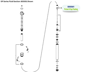 IPM PISTON CUP PACKING SEAL;TEFLON(500061)