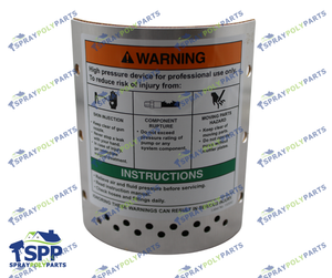 GRACOMUFFLER, F.B., WARNING PLATE (246783)