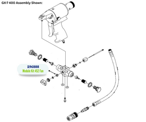 GRACO CLEANOUT TOOL MODULE FAN KIT (296888)