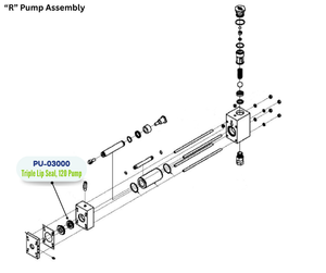 PMC TRIPLE LIP SEAL, 120 PUMP (PU03000)