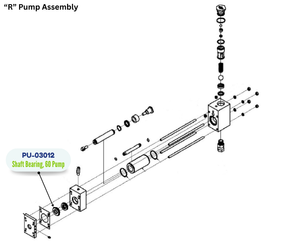PMC SHAFT BEARING, 60, RSIDE (PU03012)
