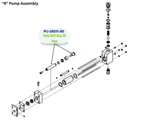 PMC PISTON SHAFT & CAP, 80 (PU0501180)