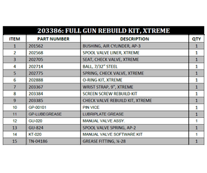 PMC FULL REBUILD KIT, XTREME (203386)