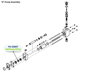 PMC SHAFT BEARING, 60, ASIDE (PU03007)