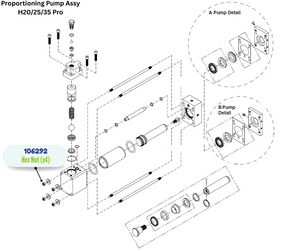 GRACO HEX NUT (106292)