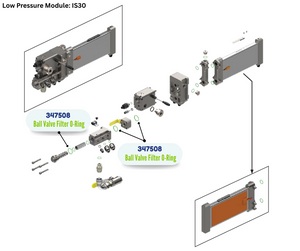 BINKS BALL VALVE FILTER ORING, 3 PK (347508)
