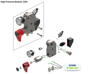 BINKS JIC 5 MALE TO 3/8 NPT MALE, A SIDE (347589)
