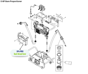 GRACO PAINTED BACK SHROUD COVER (24J152)