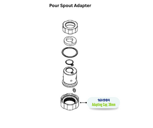 GRACO 38MM ADAPTING CAP (16H984)