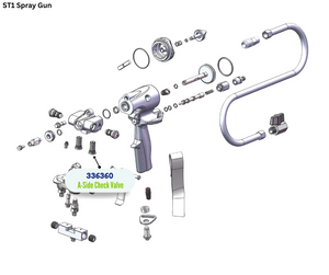 BINKS CHECK VALVE A SIDE (336360)