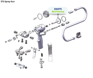 BINKS ROD AND PISTON (336370)