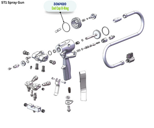 BINKS END CAP O RING (336420)