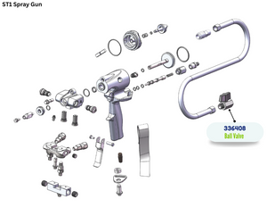 BINKS BALL VALVE FITING (336408)