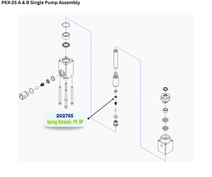 PMC SPRING RETAINER PV (202765)