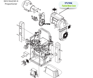 GRACO SILVER MOTOR COVER (17V446)