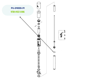 PMC O-Ring #032 Viton (PU-04000-91)