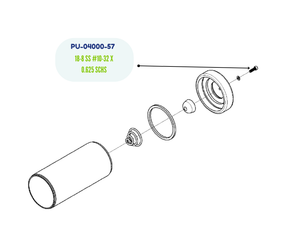 PMC Pressure Relief Screw #10-32 X 0.625, 18-8 SS (PU-04000-57)