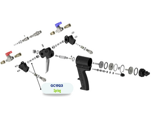 .30 OD X 3/8 LONG SPRING (GC1923)