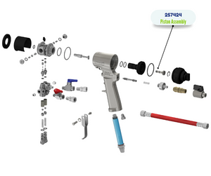 W/ORINGS DOSING PISTON KIT (257424)