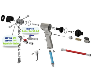 GRACO 2 PK POLYCARBALLOY SEALS KIT (256465)