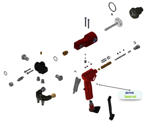 SHOULDER BOLT, 1/8D, 1/8L, SS (201110)