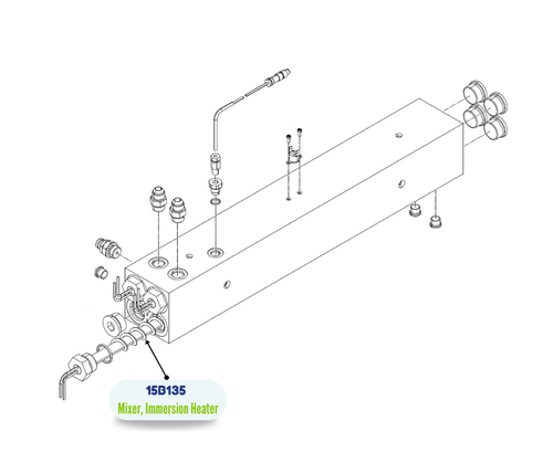 IMMERSION HEATER MIXER (15B135)