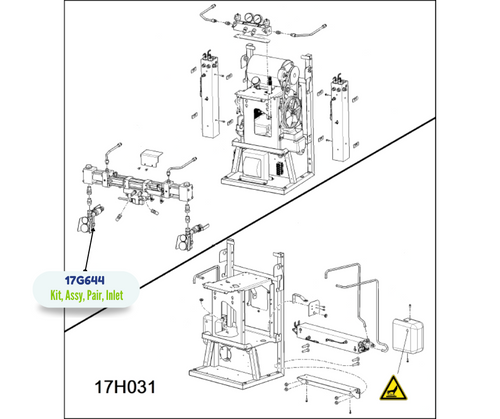 INLET PAIR ASSEMBLY KIT (17G644)
