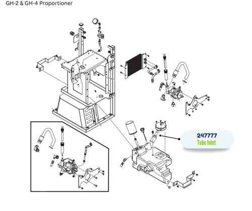RESERVOIR INLET TUBE KIT (247777)