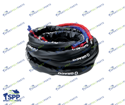 Reactor 3 XtremeWrap RTD 2000 psi Xcelerator 50 ft x 3/8 in Internal Heated Hose (25P437) Reactor 3 XtremeWrap RTD 2000 psi Xcelerator 50 ft x 3/8 in Internal Heated Hose (25P437)