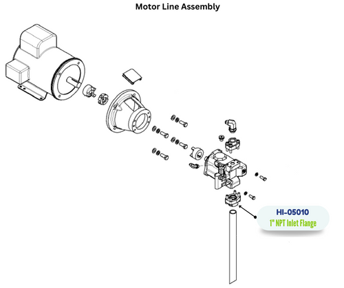 1" NPT INLET FLANGE (HI05010)