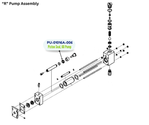 PMC PISTON SEAL, 60 PUMP (PU01016A006)