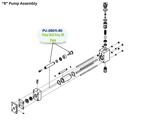 PMC PISTON SHAFT & CAP, 80 (PU0501180)