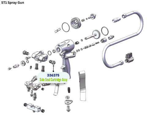 BINKS SIDE SEAL CARTRIDGE ASSY; A (336375)