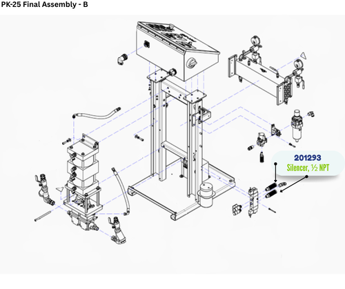 PMC SILENCER 1/2 NPT (201293)