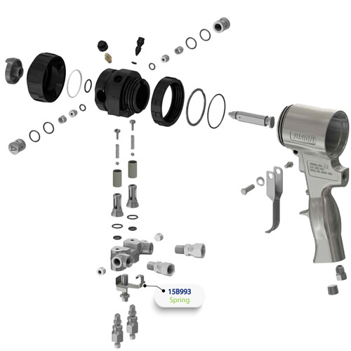 Spring for Graco Fusion Air Purge (AP) Spray Gun