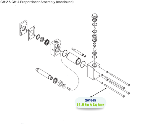 GRACO TIE ROD BOLTS KIT (261865)