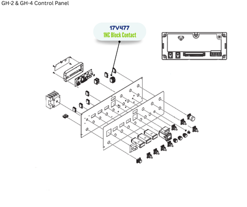 GRACO 1NC BLOCK CONTACT (17V477)
