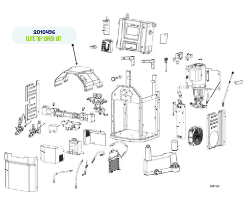 GRACO ELITE TOP COVER KIT (2010496)