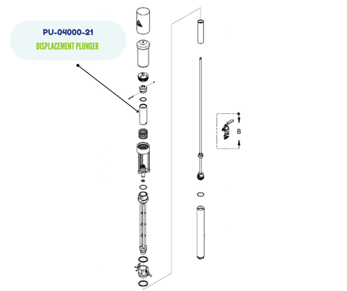 PMC Displacement Plunger (PU-04000-21)