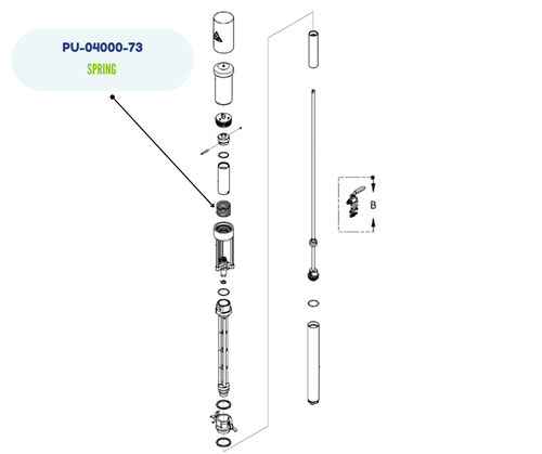 PMC Spring (PU-04000-73)