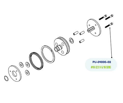 PMC SHCS, #10-32 X 1-5/16 (PU-04000-02)
