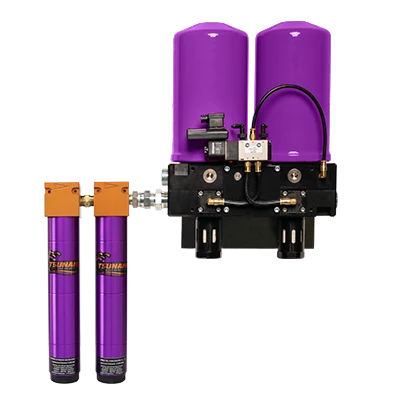 PURE-10MM - 40 CFM (10HP) REGENERATIVE DRYER WITH PNEUMATIC DRAINS - 220 VAC - TSUNAMI