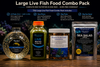 Live Fish Food Combo Pack – Large | Pods + Phyto + Flake + Dried Algae  – Ships Free Overnight