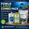 Live Fish Food Combo Pack – Large | Pods + Phyto + Flake + Dried Algae  – Ships Free Overnight