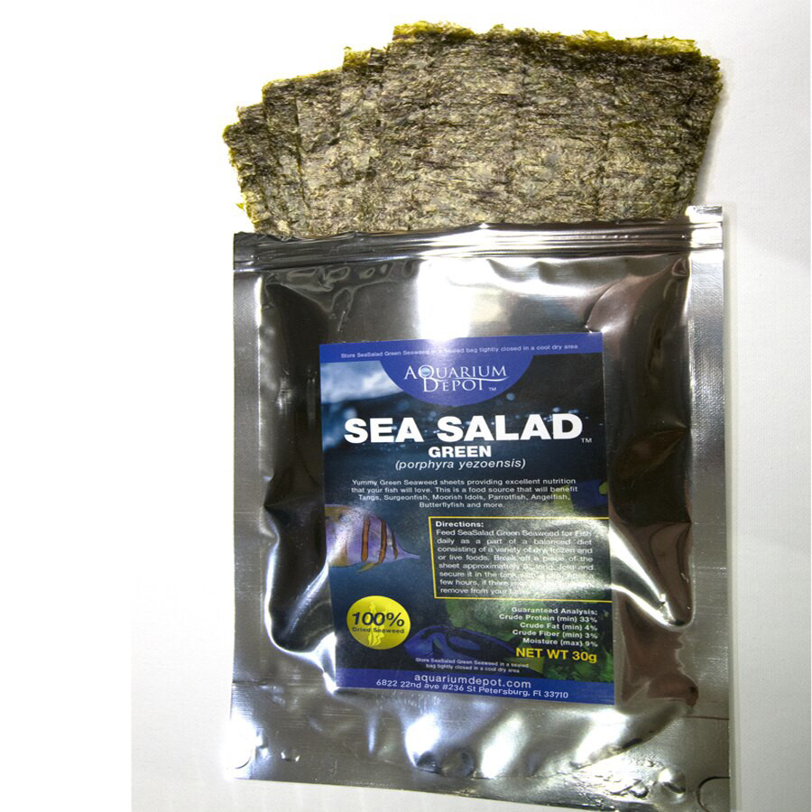 Dried Seaweed – 30g Fish Food | Reef-Safe Herbivore Blend – World