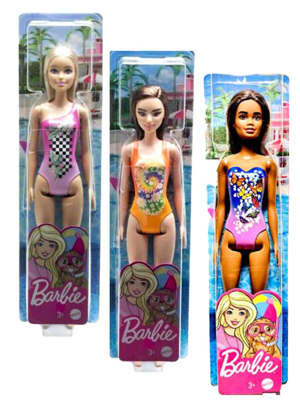 Mattel Barbie Beach Doll (4 per case)