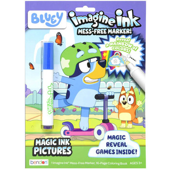 Bluey Imagine Ink Coloring Book (6 per case)