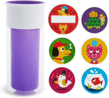 Munchkin Miracle 9 oz Spill Proof Cup-Purple (3 per case)