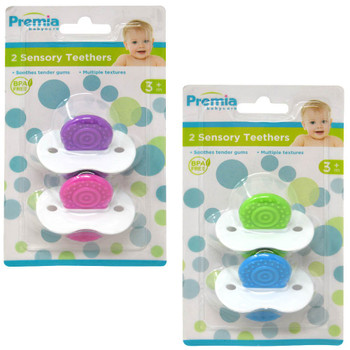 Premia 2pk Sensory Teethers BPA (6 per case)
